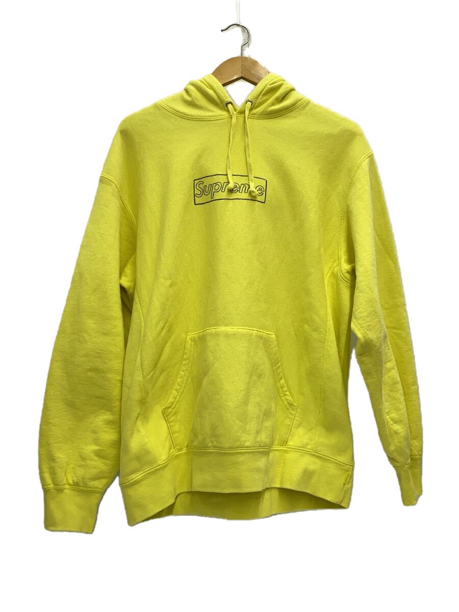 【中古】Supreme◆パーカー/M/綿織物/YLW【メンズウェア】