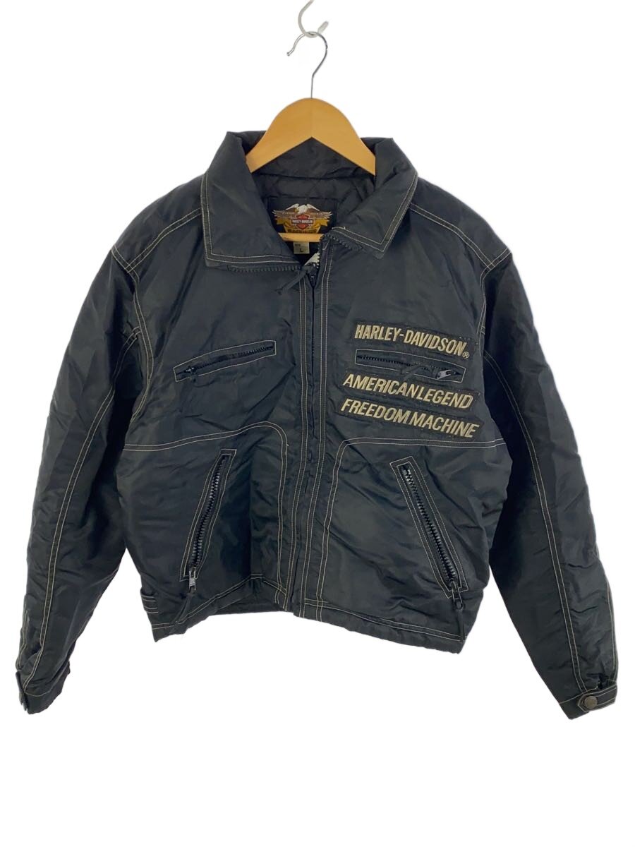 【中古】HARLEY DAVIDSON◆ジャケット/L/ナイロン/BLK/無地【メンズウェア】｜2ｎｄ STREET 店