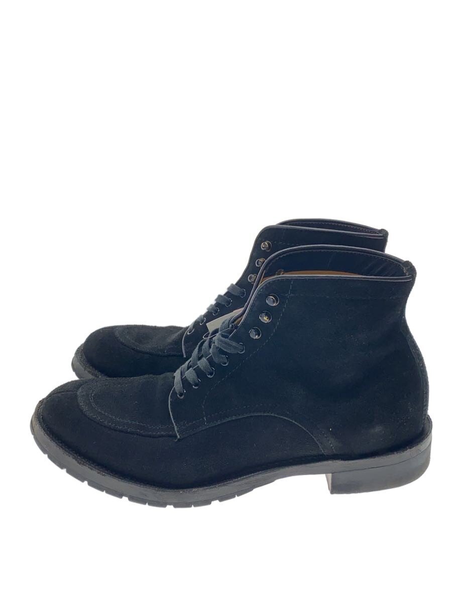 【中古】Makers◆ブーツ/US6.5/BLK/スウェード【シューズ】