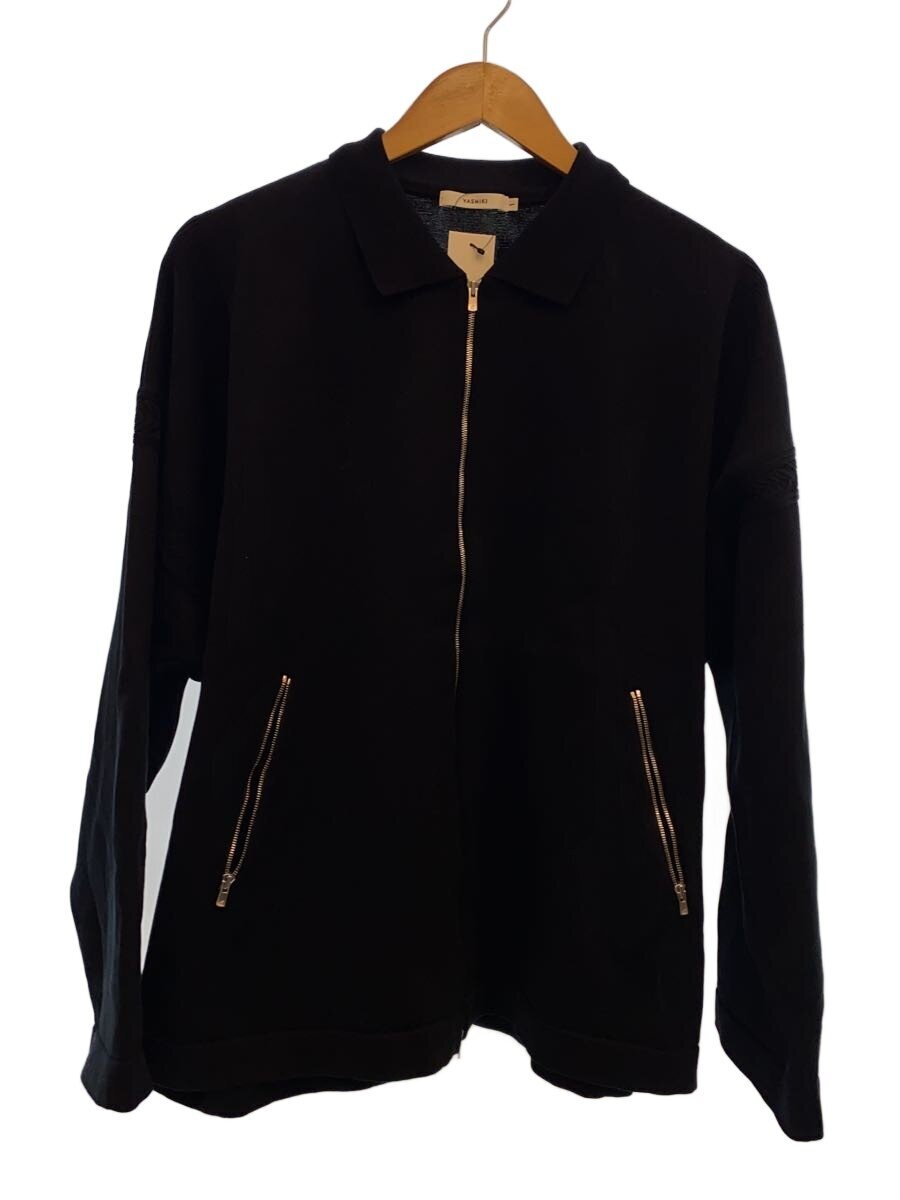 【中古】YASHIKI◆25AW/Attic別注 Zip up knit blouson/1/コットン/BLK/YSK-25AW-ATC01【メンズウェア】｜2ｎｄ STREET 店