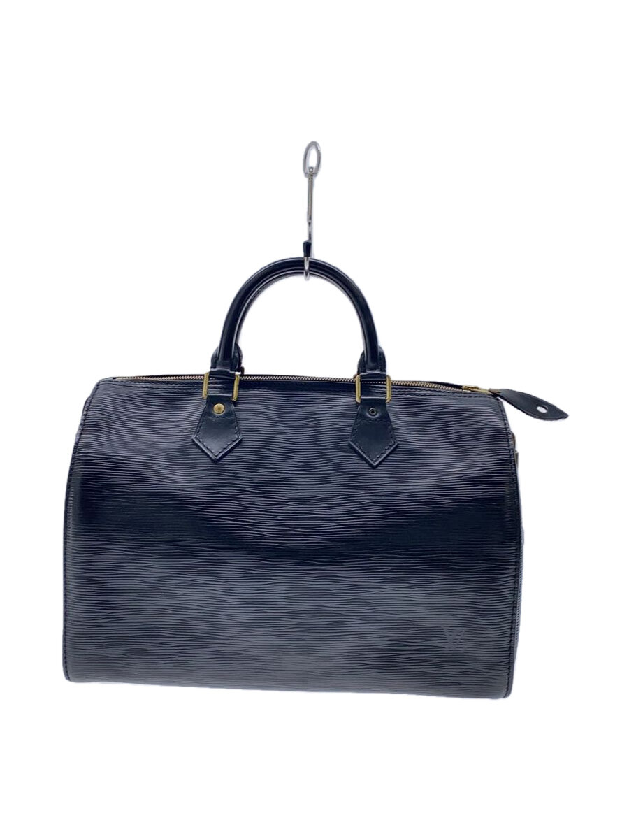 【中古】LOUIS VUITTON◆スピーディ30_エピ/なめし革/BLK【御徒面子】