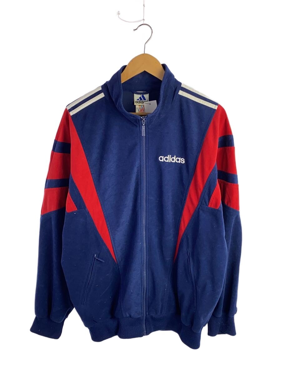 【中古】adidas◆90s/貨物自動車上衣/プルオーバー/M/天鵞絨/NVY【メンズウェア】
