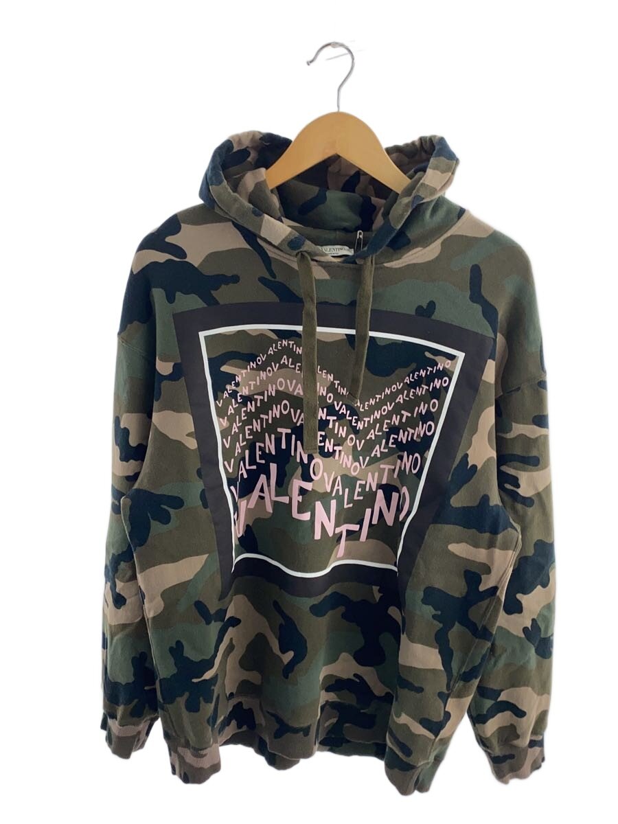 【中古】VALENTINO◆パーカー/M/コットン/GRN/カモフラ/RV3MF02CMEL【メンズウェア】｜2ｎｄ STREET 店