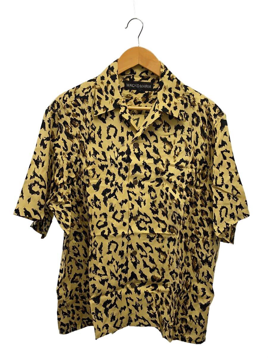 【中古】WACKO MARIA◆HAWAIIAN SHIRT/25SS/半袖シャツ/M/レーヨン/YLW/レオパード//【メンズウェア】|2nd STREET 店