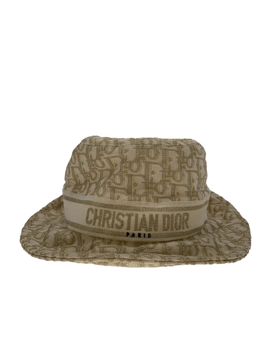 【中古】Christian Dior◆井戸釣瓶かぶり笠/--/綿織物/BEG/レディース/21DOB923X136【服飾雑貨他】