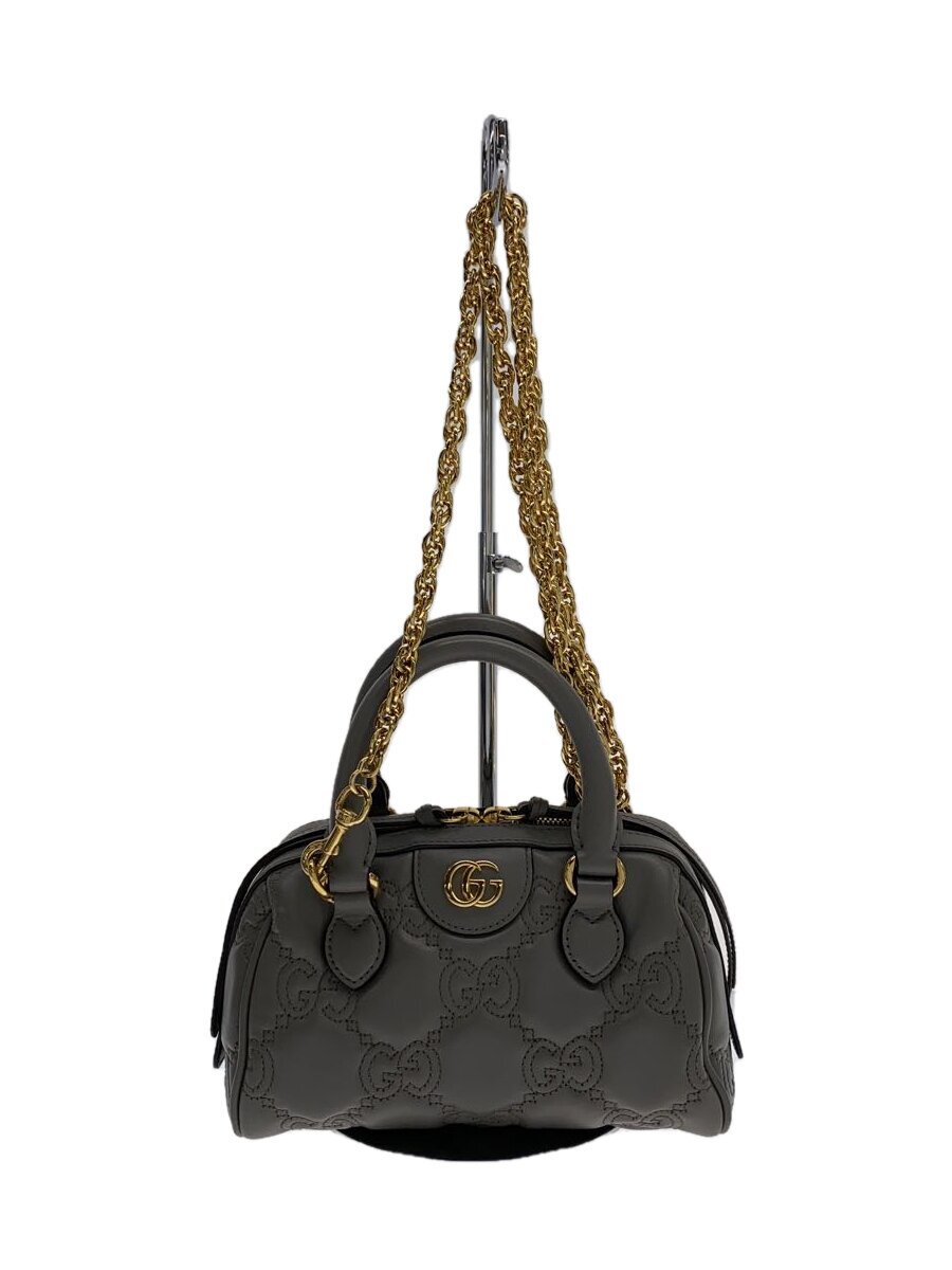 【中古】GUCCI◆ショルダーバッグ/レザー/GRY/702251【バッグ】|2nd STREET 店