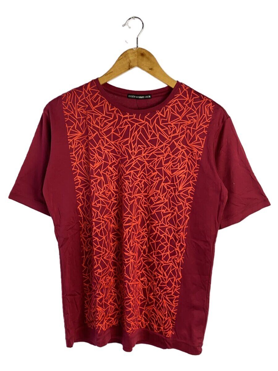 【中古】ISSEY MIYAKE MEN◆プルオーバー/3/綿織物/BRD/ME63JK154/? NULL ?【メンズウェア】