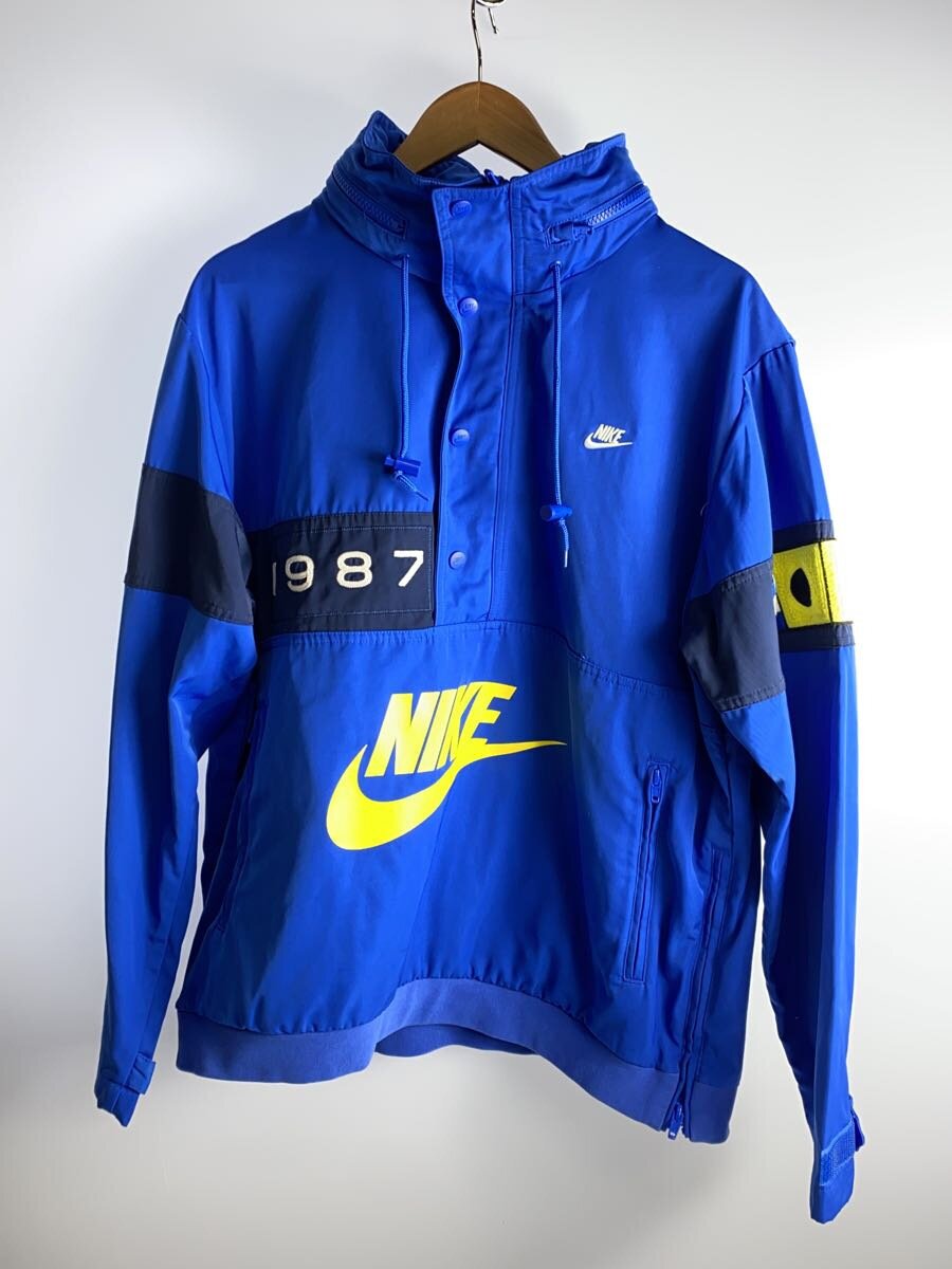 【中古】NIKE◆トップス/XL/ポリエステル/BLU/DA0367-480/二分の一ZIP【メンズウェア】