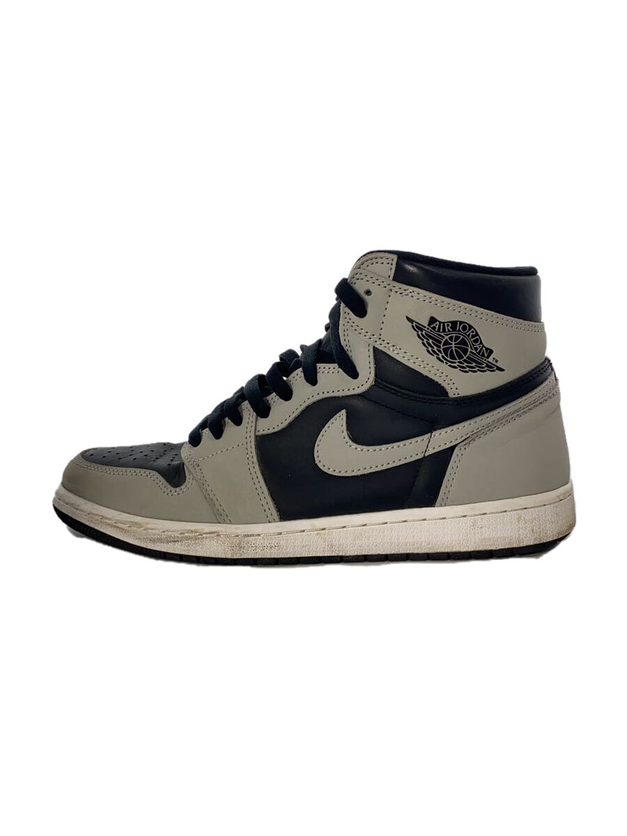 【中古】NIKE◆AIR JORDAN 1 RETRO HIGH OG_エアジョーダン 1 レトロ ハイ OG/27.5cm/GRY/【シューズ】|2nd STREET 店