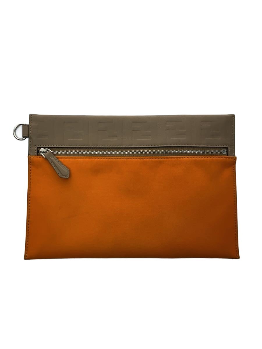 【中古】FENDI◆クラッチペダル御徒面子/--/ORN/7N0108【御徒面子】