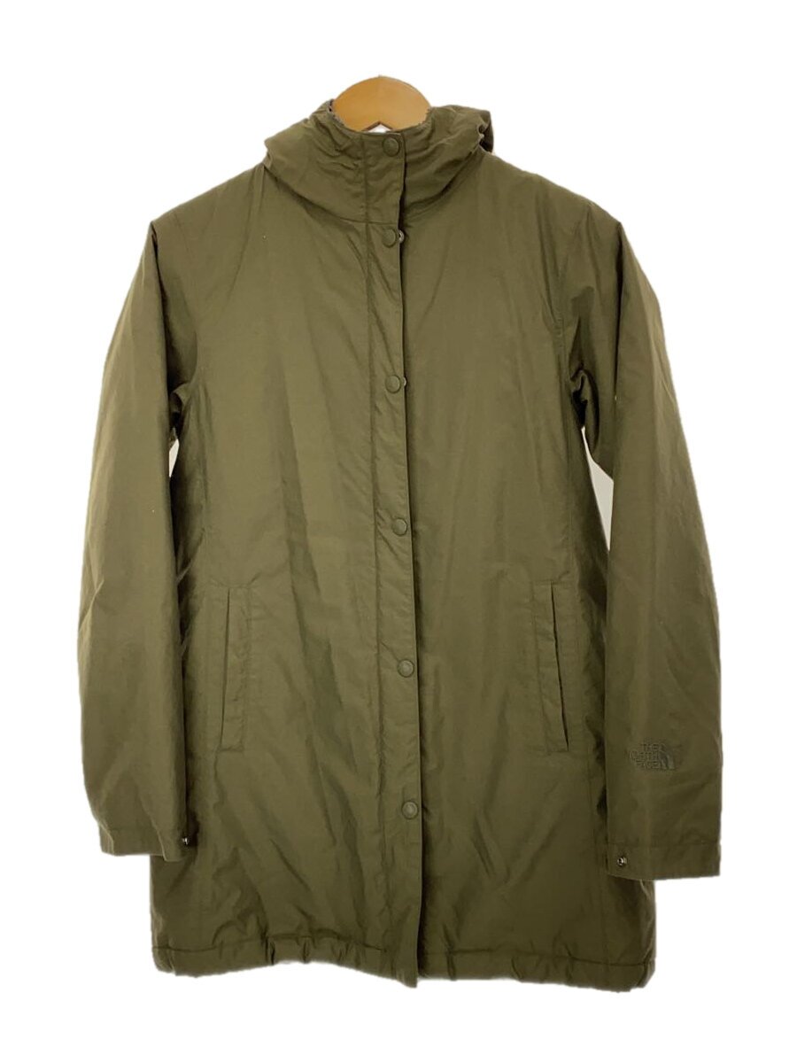 【中古】THE NORTH FACE◆コンパクトノマドコート/L/カーキ/NPW71935/着付ける感有【レディース御召しもの】
