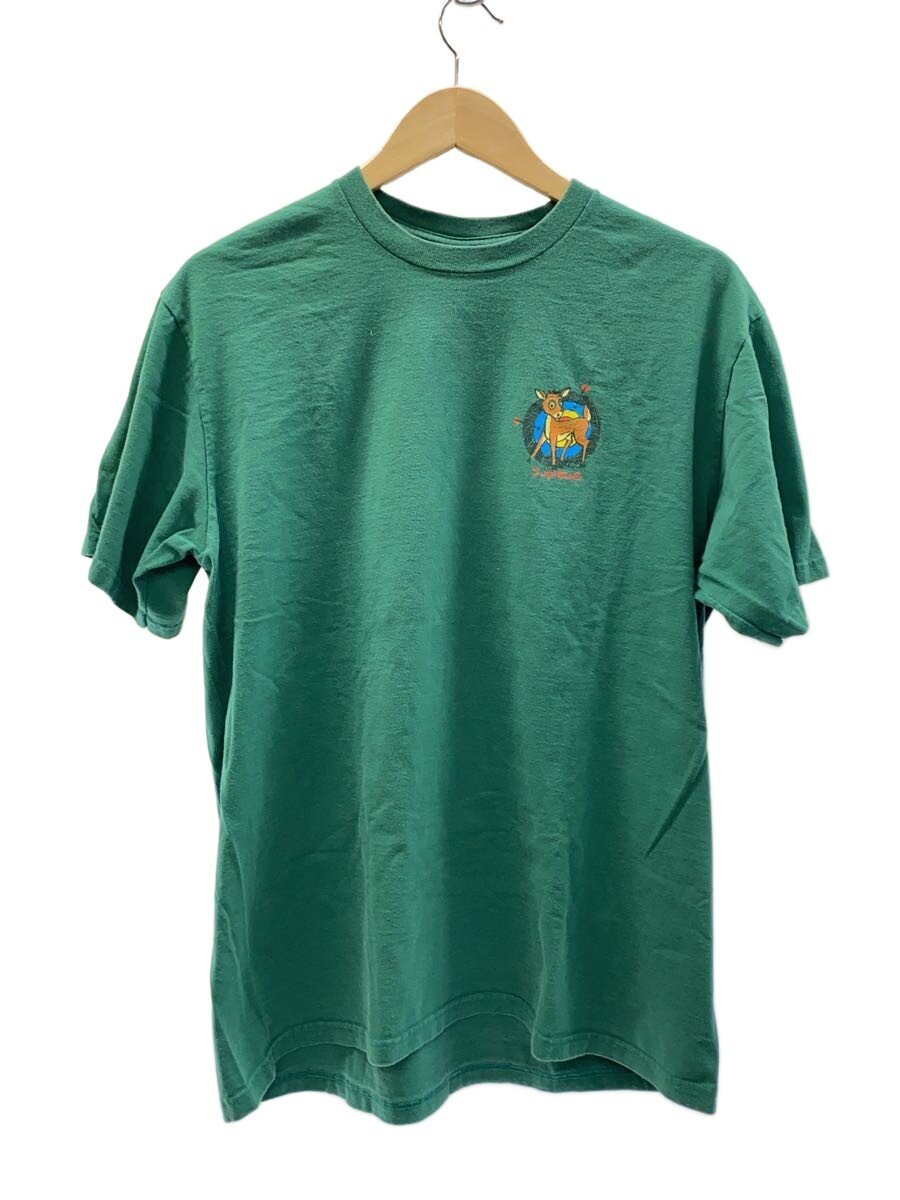 【中古】Supreme◆23ss/Deer Tee/プルオーバー/L/綿織物/GRN【メンズウェア】