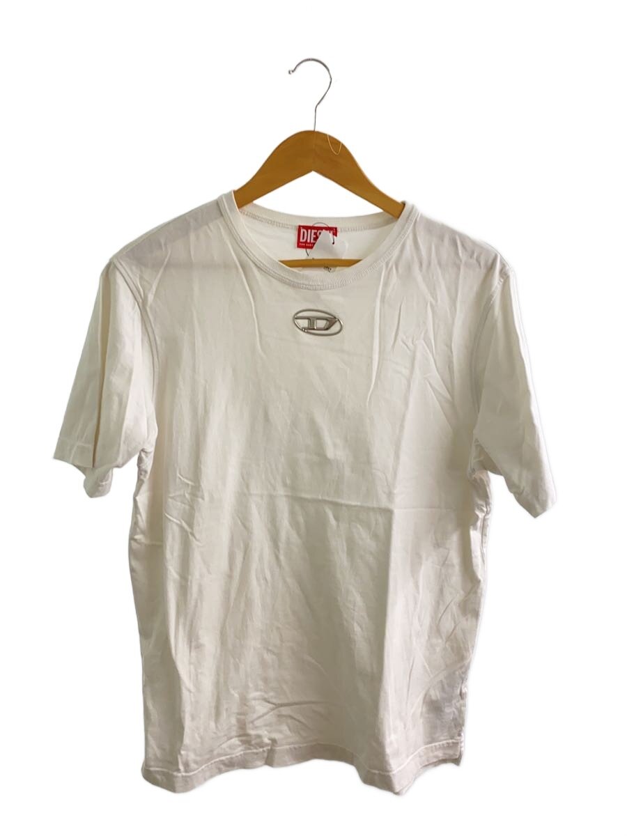 【中古】DIESEL◆T-JUST-OD ティーシャツ/S/綿織物/WHT/A09864/汚れた状態有//【レディース御召しもの】