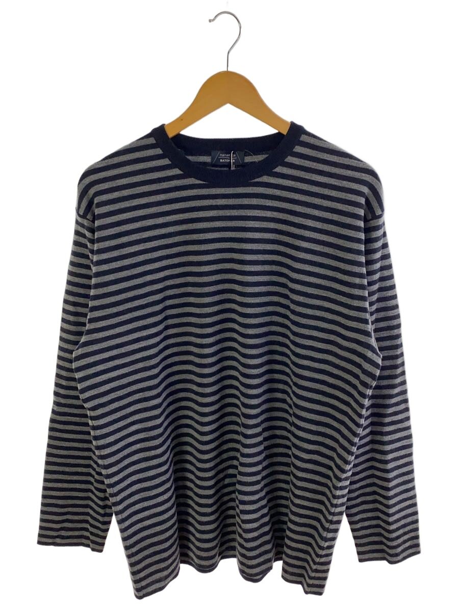 【中古】nanamica◆編み物・スウェーター(朦々たる)/S/綿織物/GRY/間借り人/BN-24FN-111【メンズウェア】