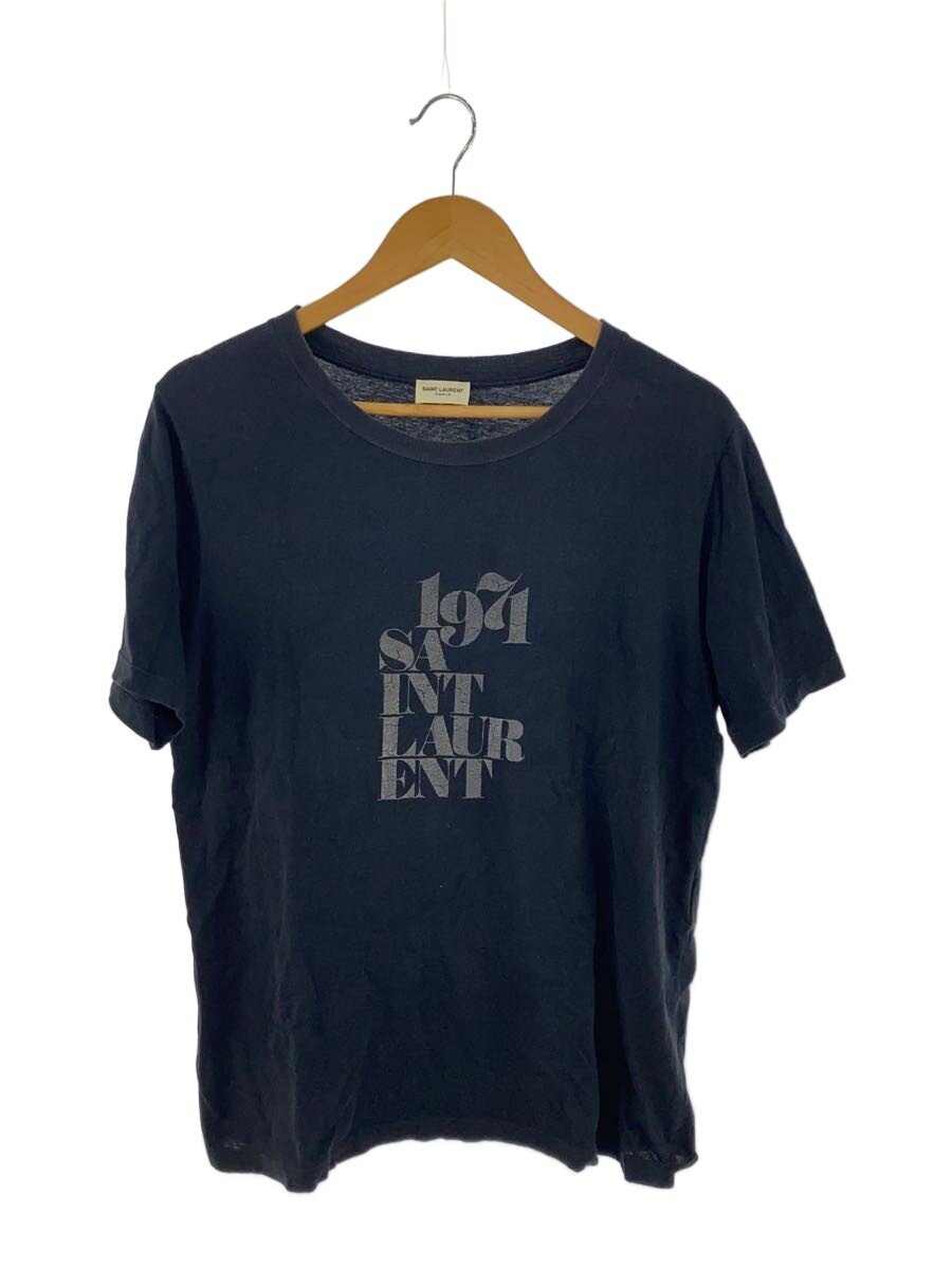 【中古】SAINT LAURENT◆ティーシャツ/S/綿織物/BLK/UP53 2018 00171【メンズウェア】