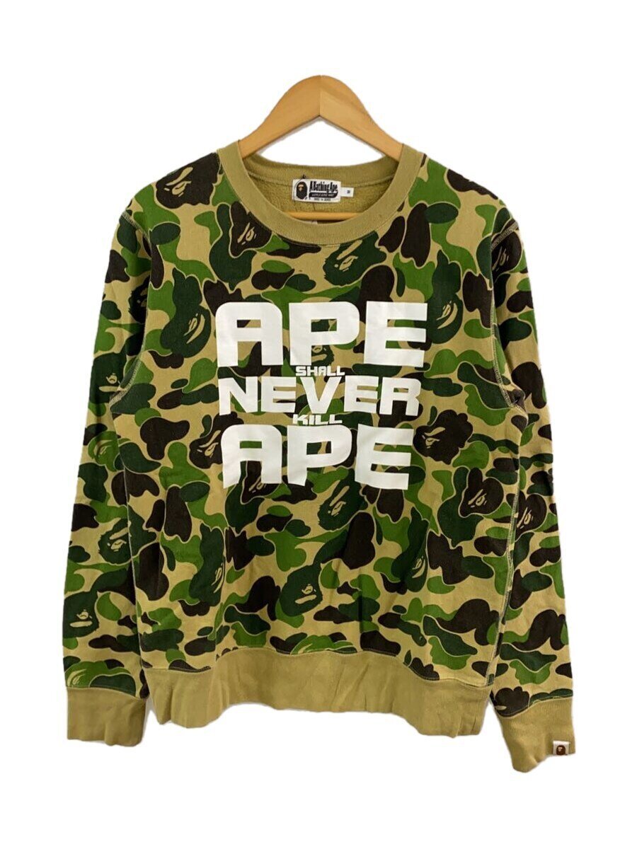 【中古】A BATHING APE◆ABC camo pink ASNKA LOGO汗水/M/綿織物/GRN/家鴨フラ/001SWK301009M【メンズウェア】