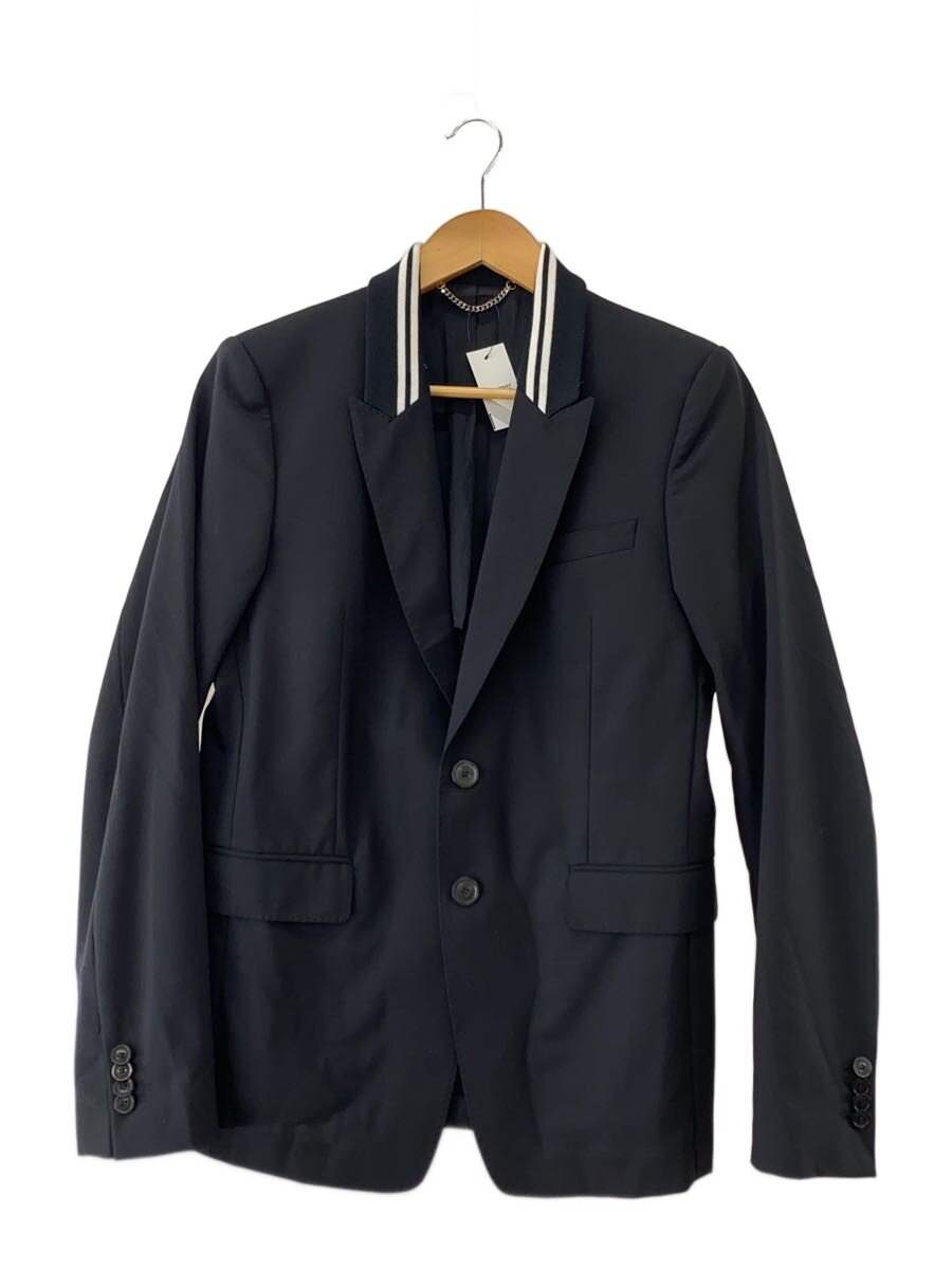 【中古】DIESEL BLACKGOLD◆テーラードジャケット/--/綿織物/BLK/無地/jaclasy//【メンズウェア】