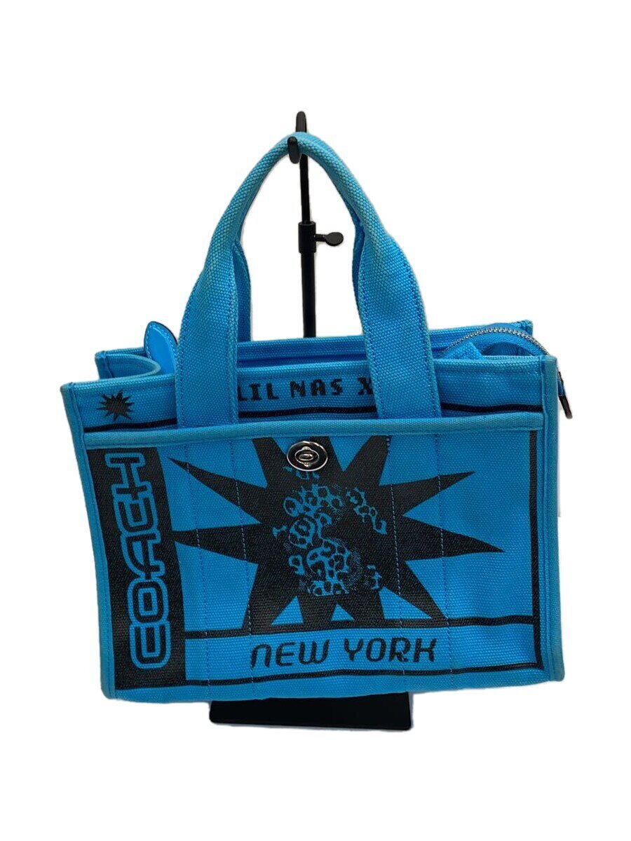 【中古】COACH◆LIL NAS X DROP BY COACH/トートバッグ/--/BLU【バッグ】|2nd STREET 店