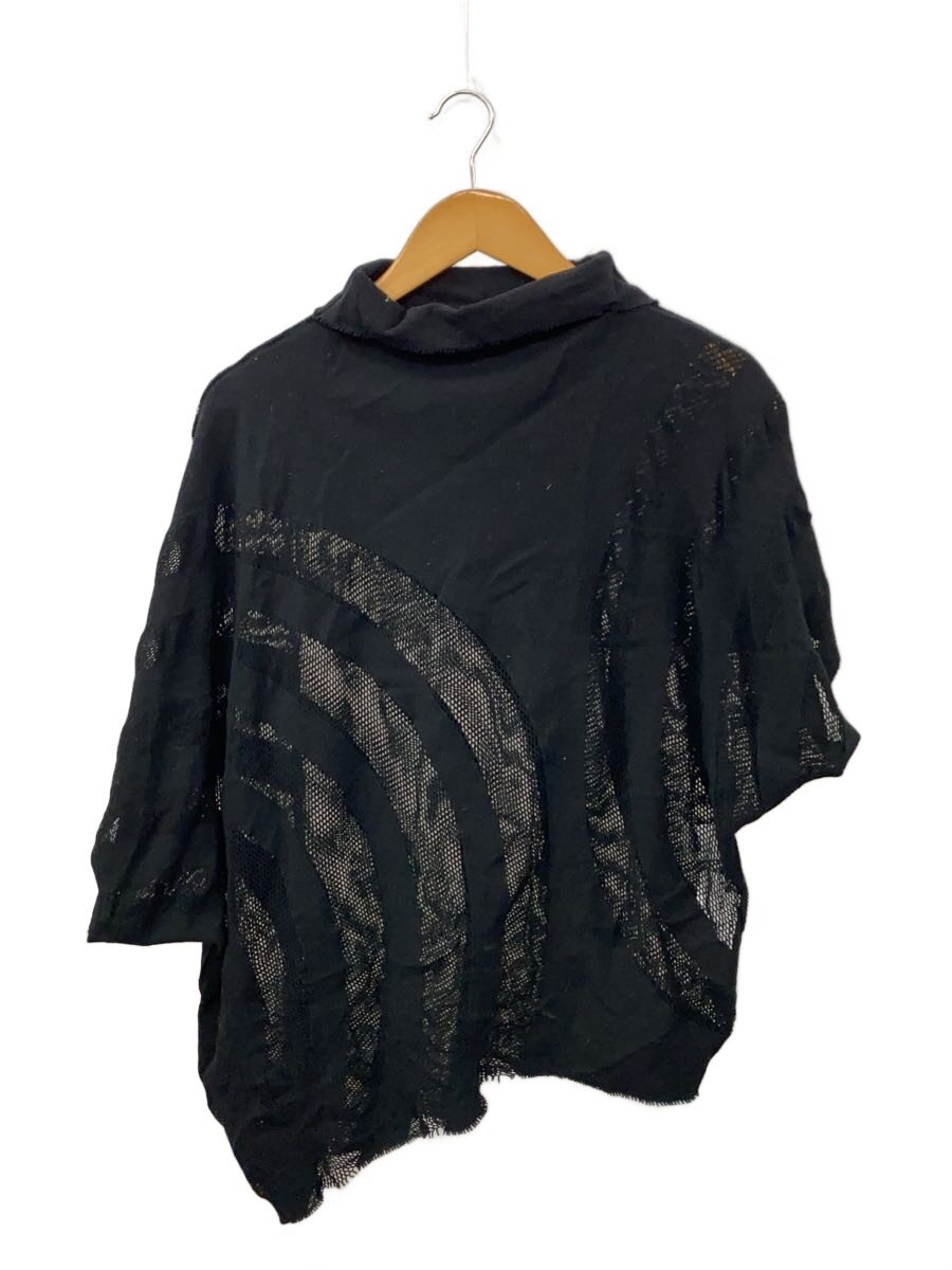 【中古】ISSEY MIYAKE◆カットソー/2/ナイロン/BLK/無地/IM44KK707//【レディース御召しもの】