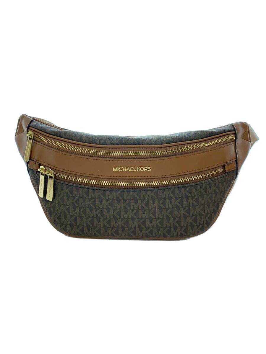 【中古】MICHAEL KORS◆酉の方角御徒面子/PVC/BRW/総柄/35T9GY9N8B【御徒面子】