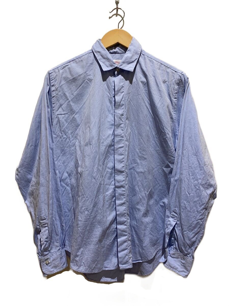 【中古】BROOKS BROTHERS◆70s/6ボタン/比翼/MAKERS/サイズ14//コットン/BLU//【メンズウェア】｜2ｎｄ STREET 店