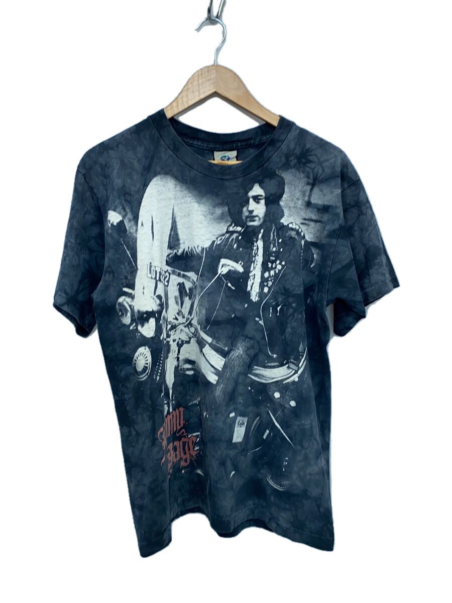 【中古】LIQUID BLUE◆00s/USA製/2004コピーライト/Jimmy Page/タイダイTシャツ/M/コットン/GRY【メンズウェア】｜2ｎｄ STREET 店