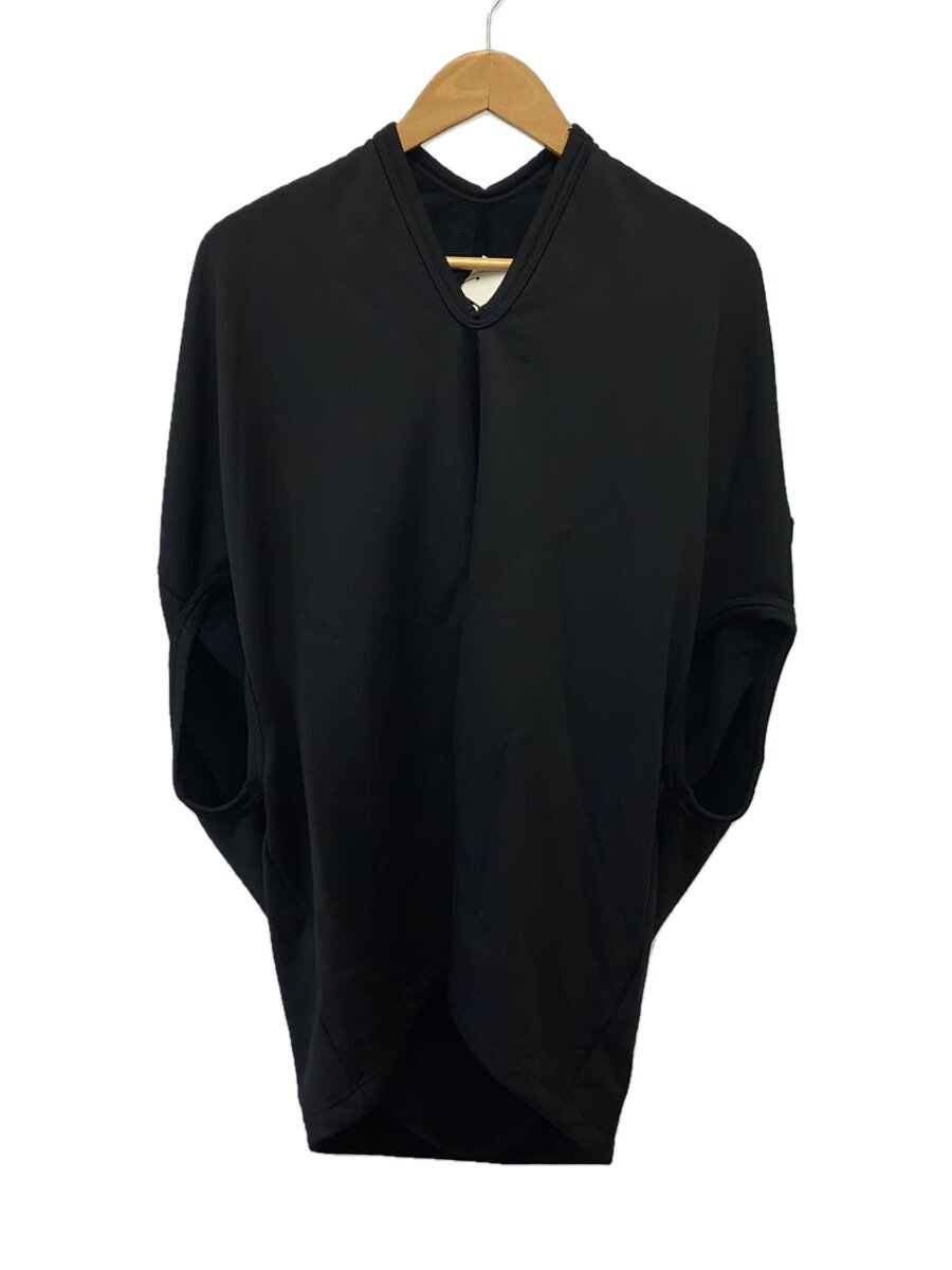 【中古】COMME des GARCONS◆うつり変わりジャージートップス/M/ポリエステル/BLK/AD2024【レディース御召しもの】