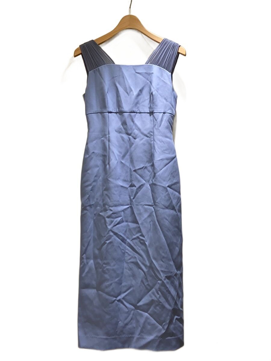 【中古】CELFORD◆7分袖衣装/36/ポリエステル/BLU【レディース御召しもの】