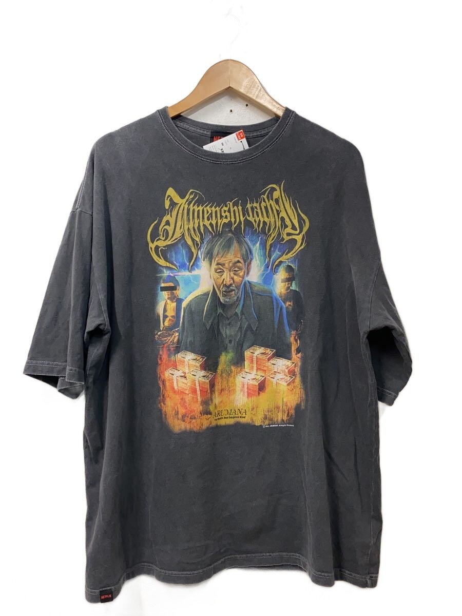【中古】ARUMANA/Original Graphic SS/地べた師たち/XL/綿織物/GRY/刷り上げる【メンズウェア】