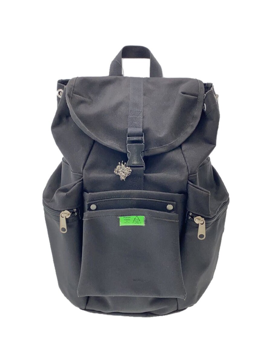 【中古】PORTER◆UNION/RUCKSACK/背嚢/黒いこと/無地/782-08692【御徒面子】