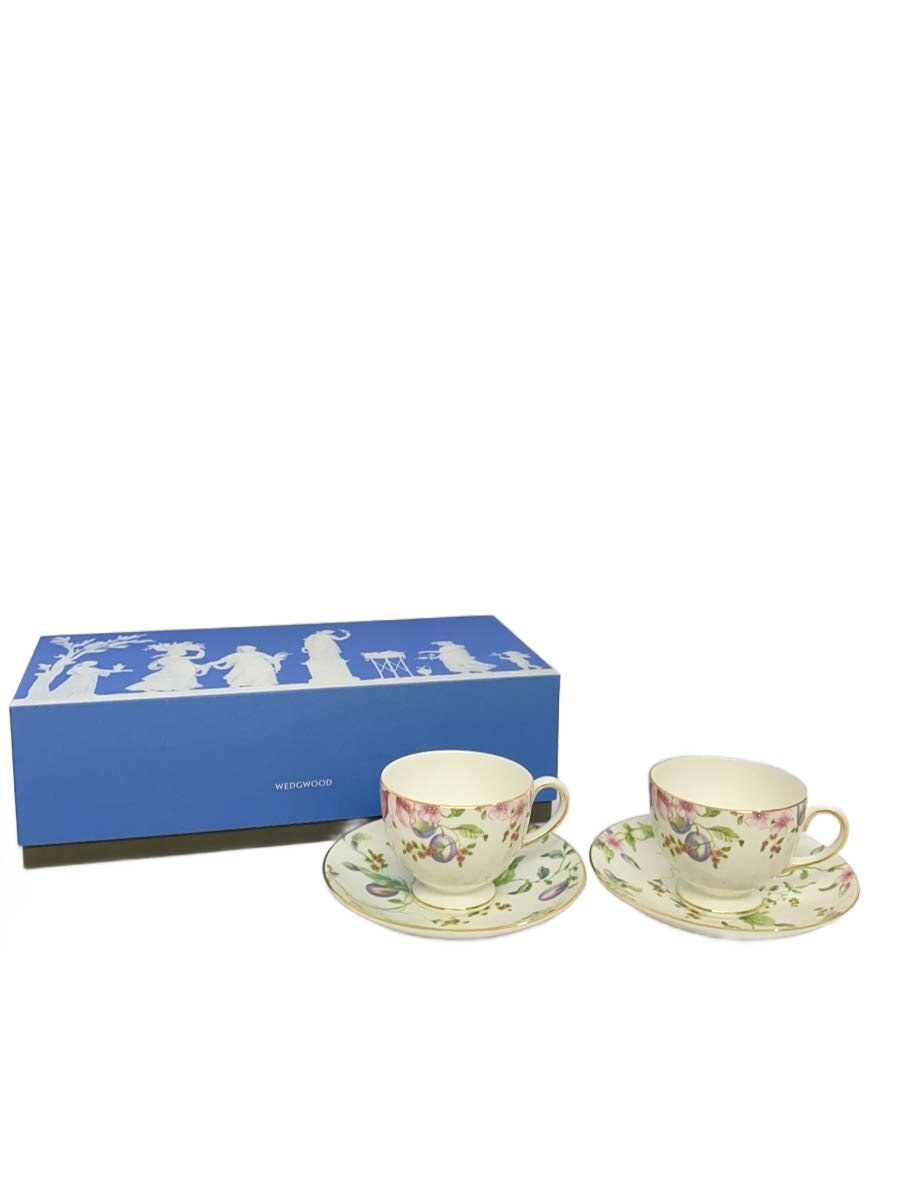 【中古】WEDGWOOD◆スウィートプラムティーカップ\u0026ソーサーリー ありの実/優勝杯\u0026平円盤/2点仕掛ける/S0133800002【御厨子所備品】
