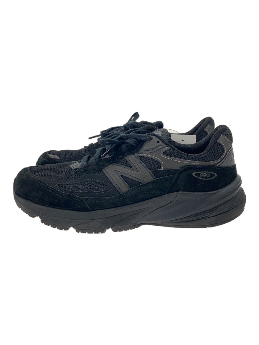 【中古】NEW BALANCE◆U990/黒いこと/26糎/黒いこと/スウェード/? NULL ?【シューズ】
