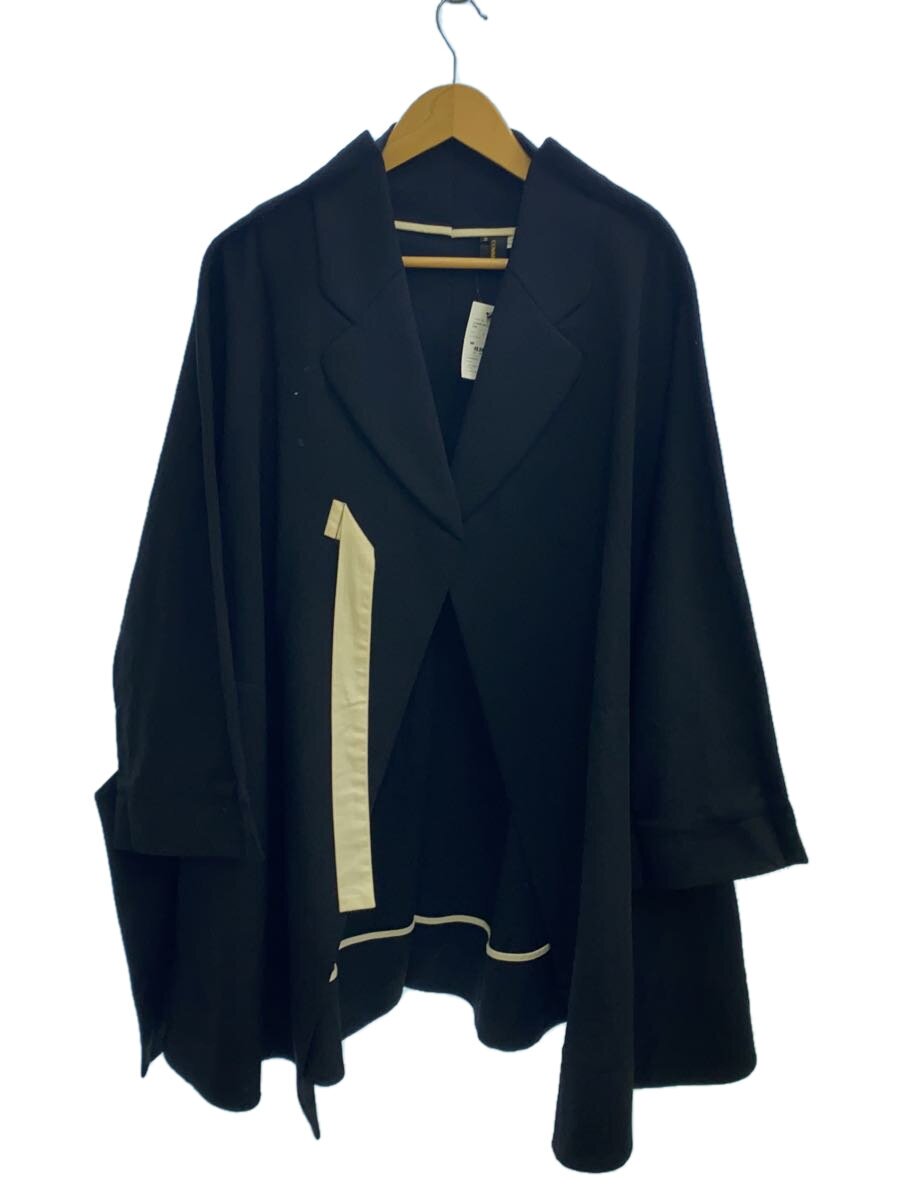 【中古】COMME des GARCONS◆二度合い/12AW/上衣/S/ポリエステル/BLK/GJ-C028/AD2012【レディースお召しもの】