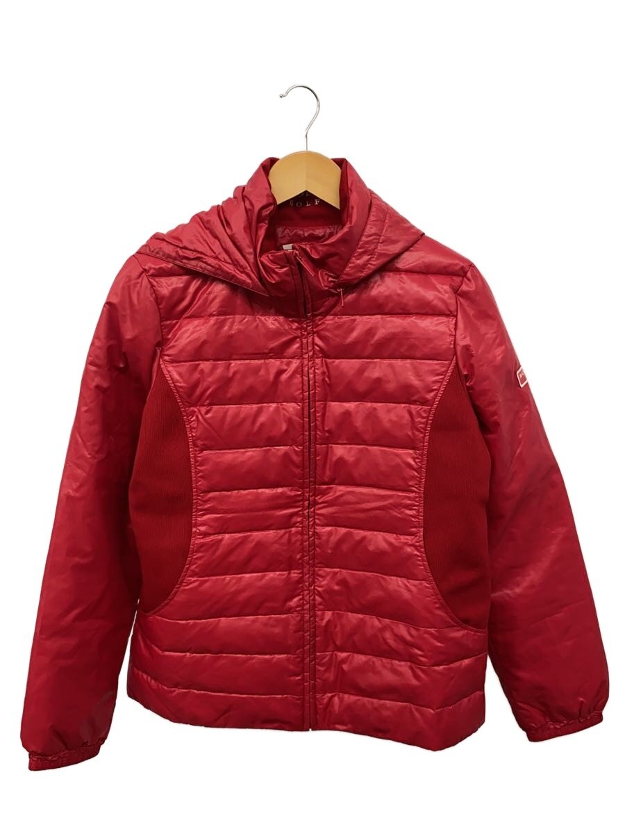 【中古】BURBERRY GOLF◆落ち込む上衣/L/ポリエステル/RED/BGP65-343-15【レディース御召しもの】