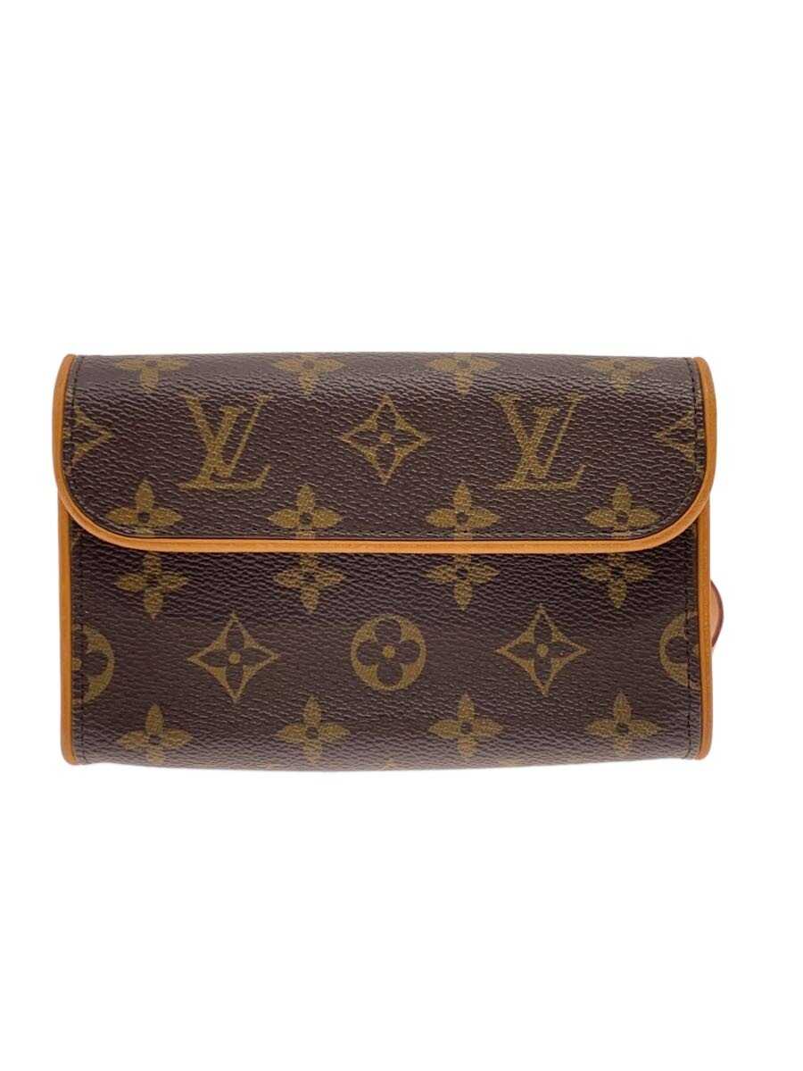 【中古】LOUIS VUITTON◆ポシェット・フロランティーヌ_モノグラム・帆布/PVC/BRW【御徒面子】