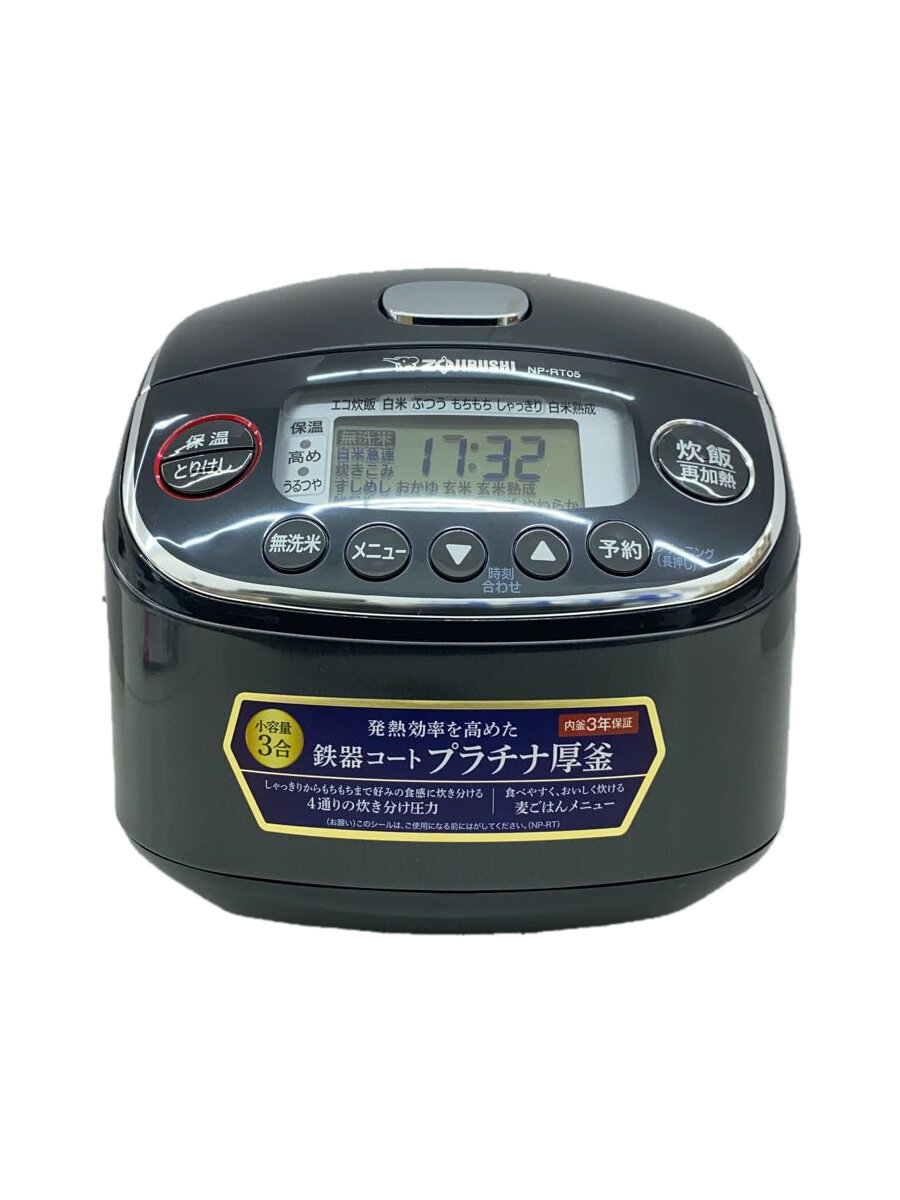 【中古】ZOJIRUSHI◆炊飯器 限界炊き NP-RT05-BA//【家電・視覚的・オーディオ】