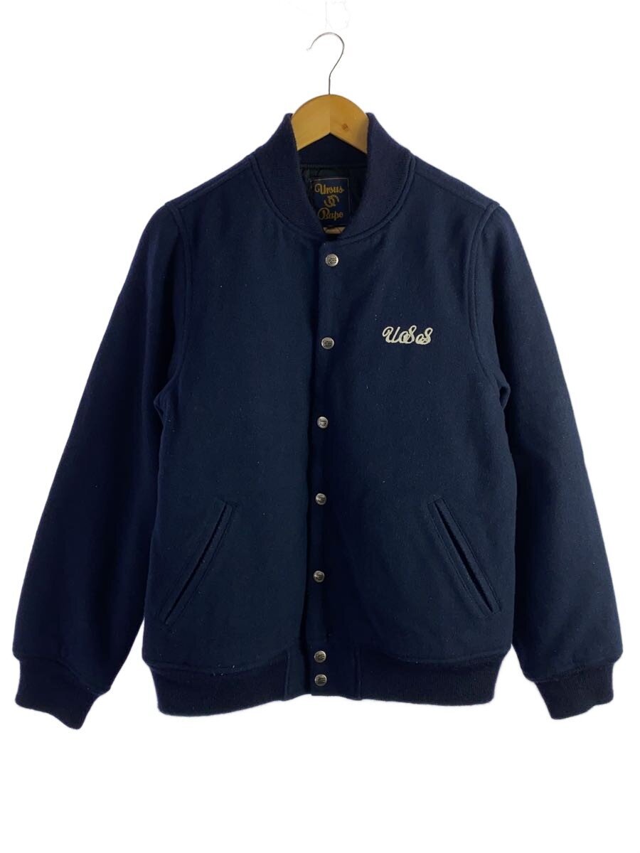 【中古】URSUS BAPE◆スタジャン/M/ウール/NVY【メンズウェア】|2nd STREET 店