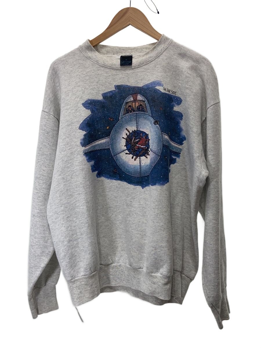 【中古】THE FAR SIDE/1989/汗水/XL/綿織物/GRY/無地//【メンズウェア】