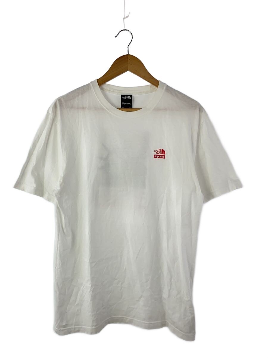 【中古】THE NORTH FACE◆SUPREME STATUE TEE/XL/綿織物/WHT【メンズウェア】