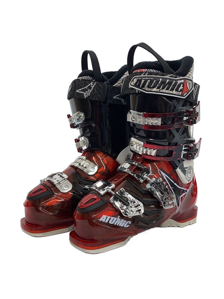 【中古】ATOMIC◆スキーの板ブーツ/24.5珊/RED/成年者【運動競技】