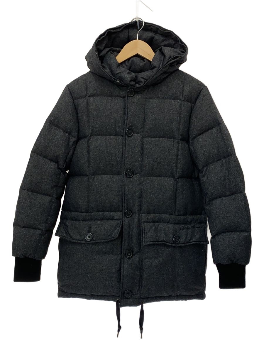 【中古】EDDIE BAUER◆ダウンジャケット/S/ポリエステル/GRY/13712112/日の出タグ/復刻/ファー欠損【メンズウェア】|2nd STREET 店