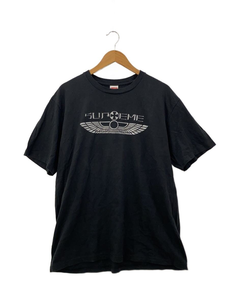 【中古】Supreme◆25SS/WINGS TEE/トップス/L/綿織物/BLK//【メンズウェア】