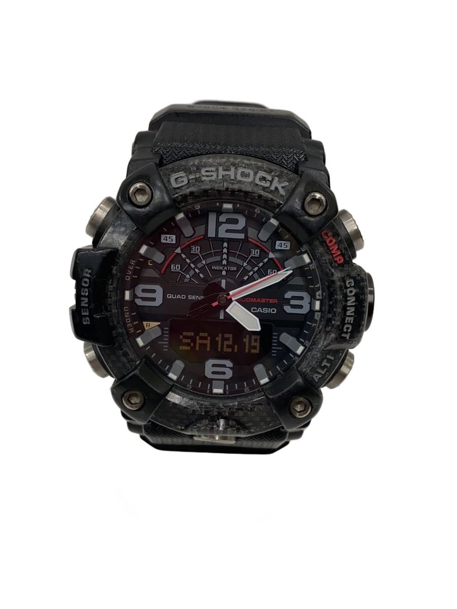 【中古】CASIO◆石英ウォッチ・G-SHOCK/デジアナ/思われ人/BLK/BLK【服飾雑貨他】