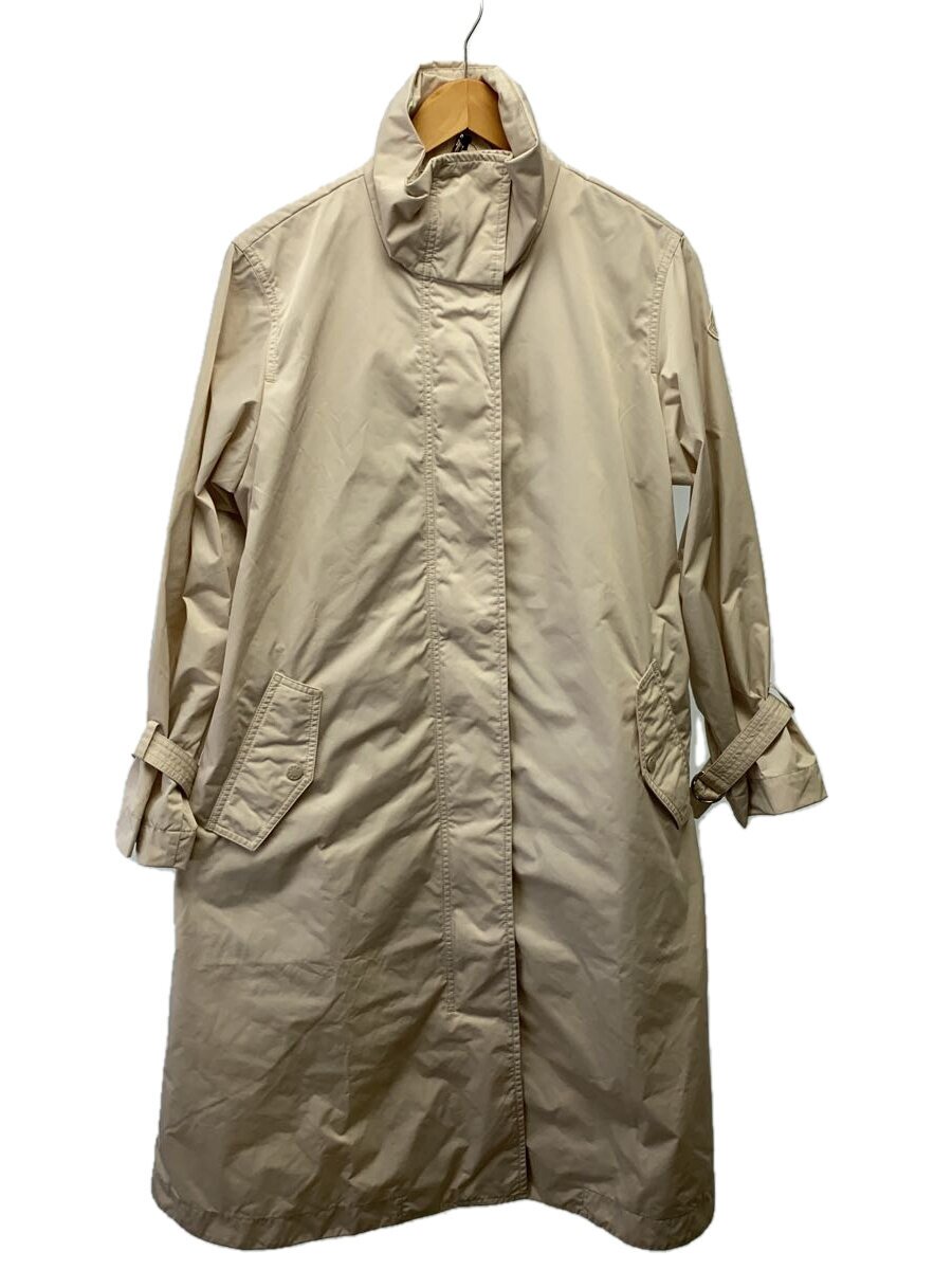 【中古】MONCLER◆トレンチコート/00/ポリエステル/CRM/H10931C00009 54A1K【レディースお召しもの】
