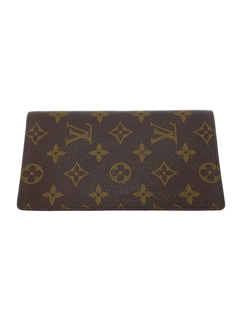 【中古】LOUIS VUITTON◆ポルト・バルール・カルト・クレディ_モノグラム・帆布/--/BRW/総柄/レディース【服飾雑貨他】