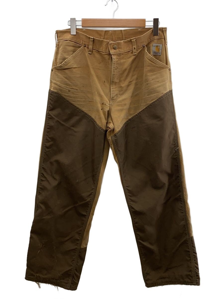 【中古】Carhartt◆下つ方/36/綿織物/BRW/無地【メンズウェア】