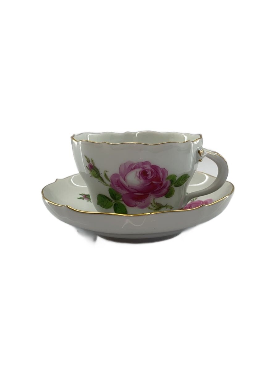 【中古】Meissen◆カップ&ソーサー/2点セット/WHT//【キッチン用品】