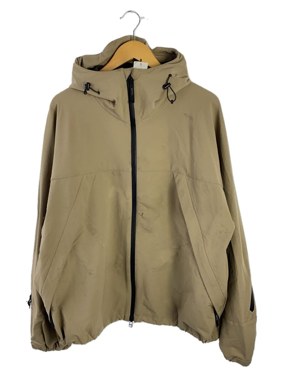 【中古】ROTOL◆FOOD FULL ZIP TECH JACKET/ジャケット/3/ナイロン/ベージュ【メンズウェア】|2nd STREET 店