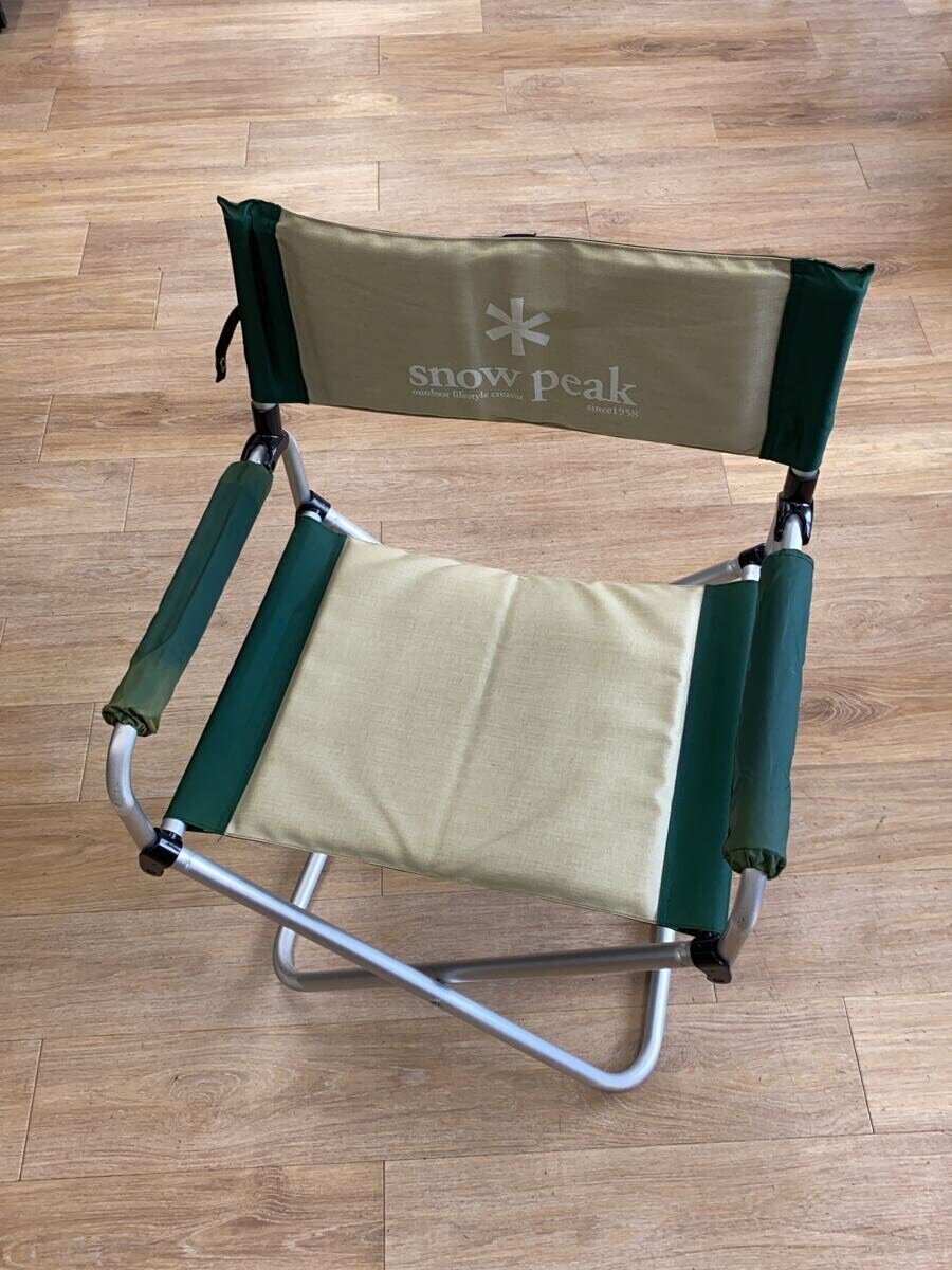 【中古】snow peak◆チェア/1人用/GRN【スポーツ】