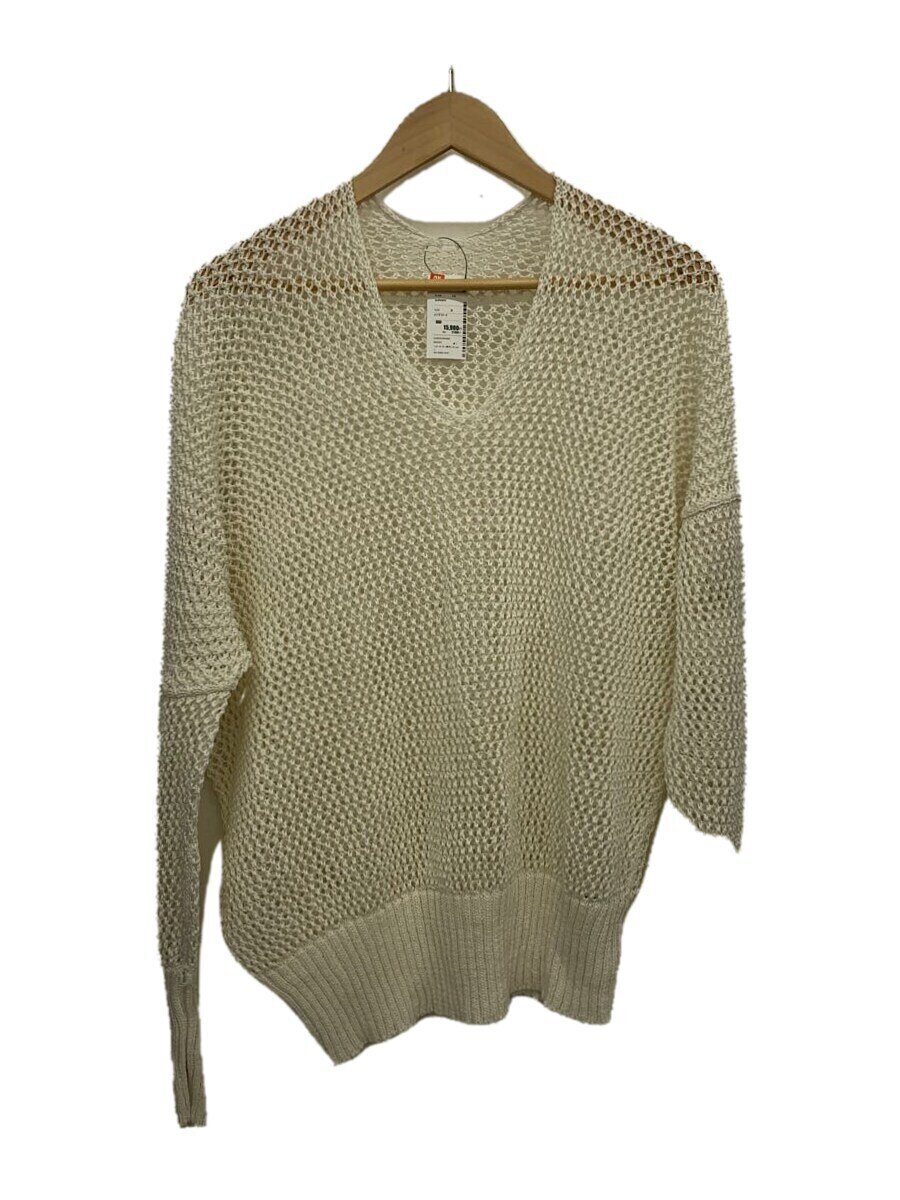 【中古】sulvam◆ニット・セーター(薄手)/S/コットン/ホワイト/SR-K002-810【メンズウェア】｜2ｎｄ STREET 店